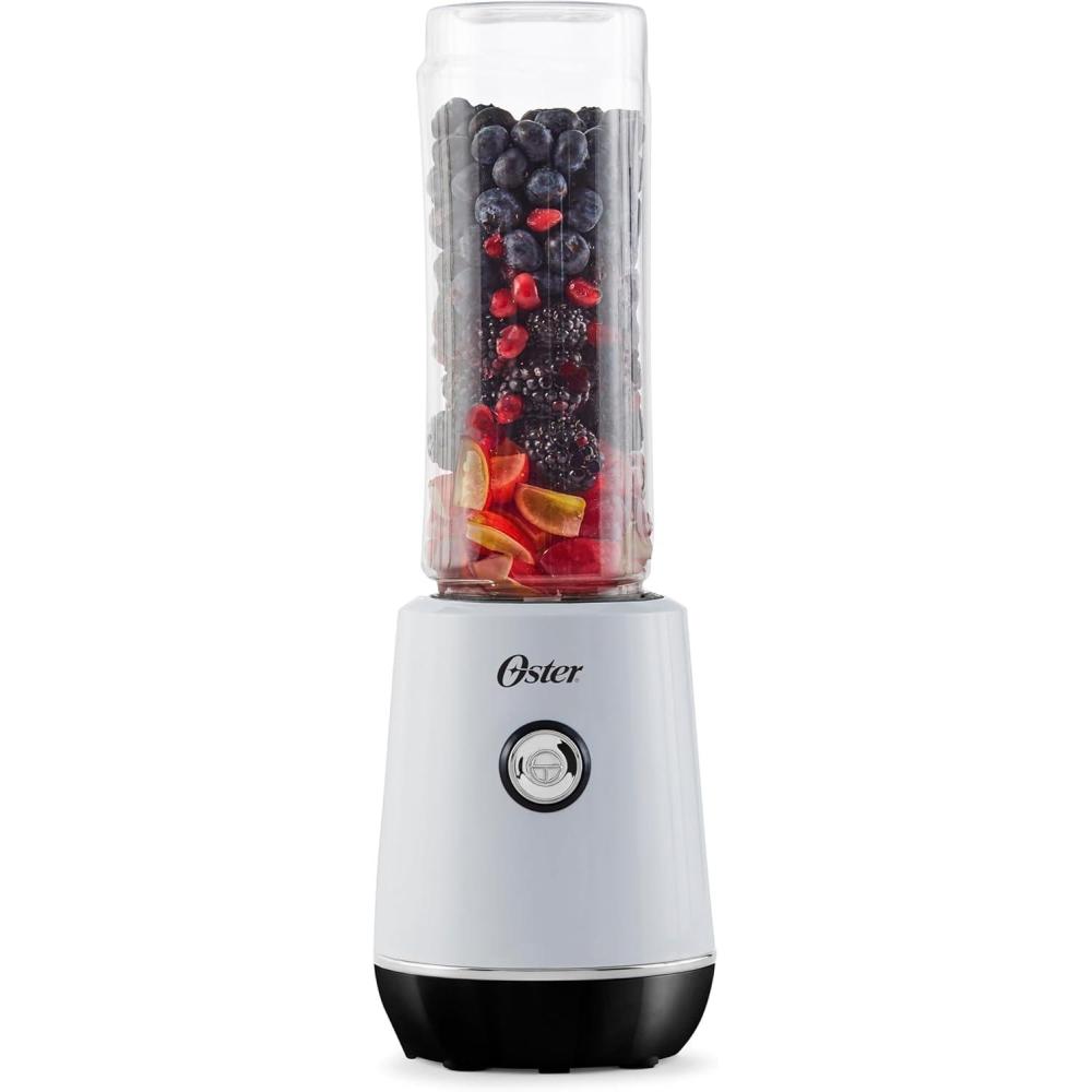 image:imageOster MyBlend Plus Personal Blender 20Oz BPAFree Portable 500Watt with a OneTouch Function Stainless Steel Blade and 3Year Satisfaction GuaranteeCompact