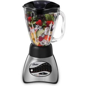image:imageOster Classic Series 16Speed Blender with 5Cup Glass Jar Countertop Kitchen Blender Brushed NickelCountertop Blenders
