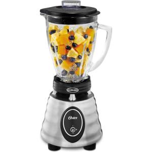 image:imageOster Classic Series Heritage Blender with 6Cup Glass Jar 1000 Peak Watts 600 Rated Watts Stainless Steel Countertop BlenderBlender