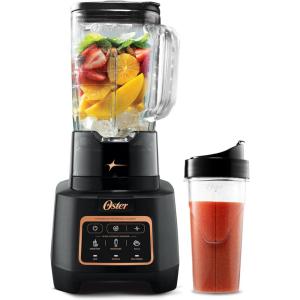image:imageOster Extreme Mix Blender 1500Watt HighSpeed Countertop Blender with 64oz Jar amp Auto Programs Perfect for Smoothies Milkshakes Salsa1600 Watts Glass Jar w Cup