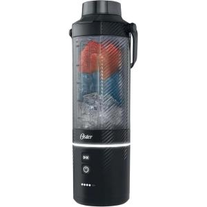 image:imageOster GoMax Portable Blender 20 oz Cordless Personal Blender for Smoothies amp Shakes USBC Rechargeable AntiJam Reversible Blade LeakProof Travel Lid Dishwasher Safe Parts BPAFree BlueBlack