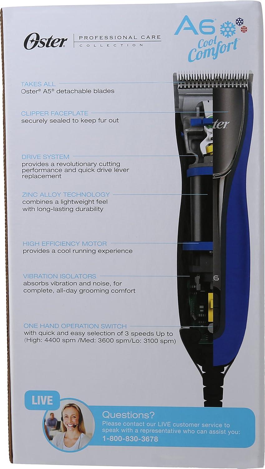 image:imageOster Professional Cordless 3000i Dog amp Animal Clippers Pet Livestock amp Dog Grooming Clippers Ergonomic Heavy Duty Design Includes Size 10 CryogenX Blade Battery amp Charging StandBlack