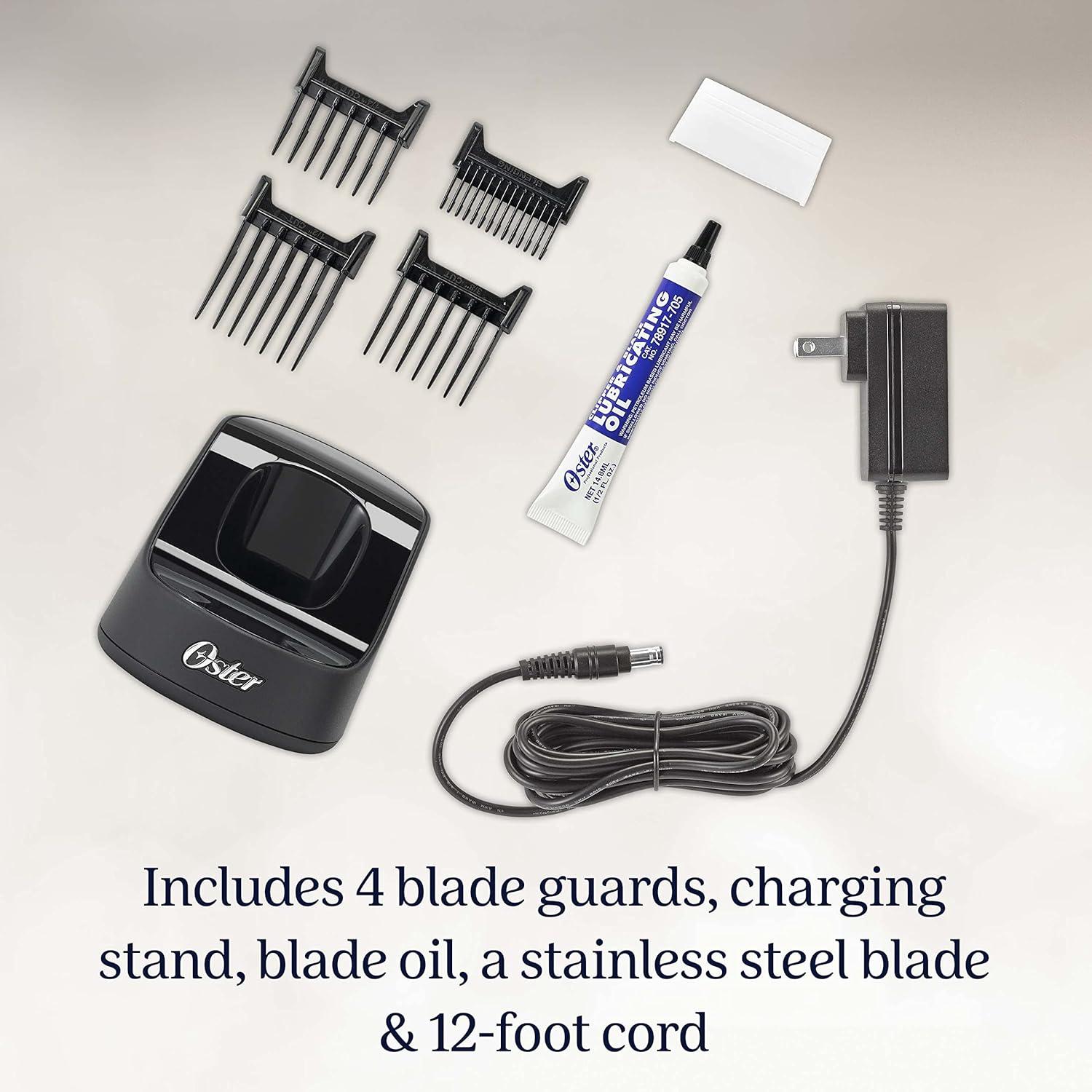 image:imageOster Professional Fast Feed Cordless Pet Clippers Blue