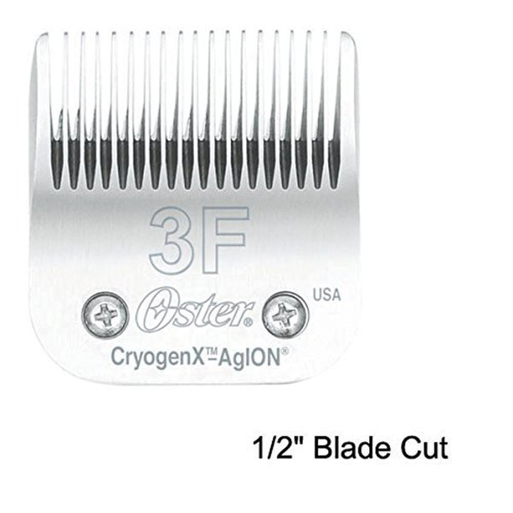 image:imageOster Professional Pet amp Dog Grooming Blades Size 3F CryogenX Clipper Compatable with all Oster Detachable Blade Clippers Longlasting HighCarbon Steel amp UltraSharpCarbon Steel