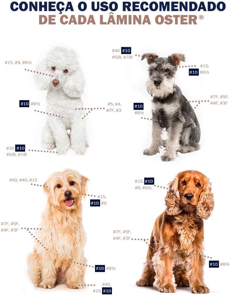image:imageOster Professional Pet amp Dog Grooming Blades Size 40 Detachable Clipper Blades Replacement for Oster A6 Golden A5 Turbo A5 Power Max amp PowerPro Ultra for Veterinary Surgical PrepNo Color
