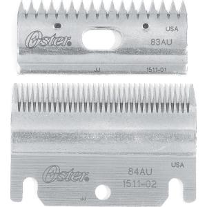 image:imageOster Clipmaster Top and Bottom Clipper Blade Set 83AU and 84AU 078511126001