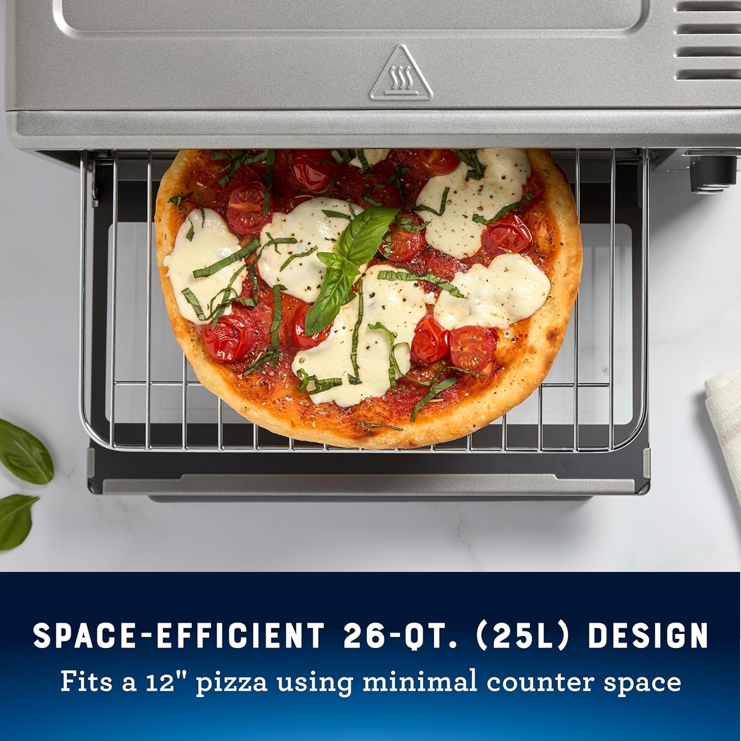 image:imageOster 10 Function Air Fryer Oven Toaster Oven CountertopStainless Steel
