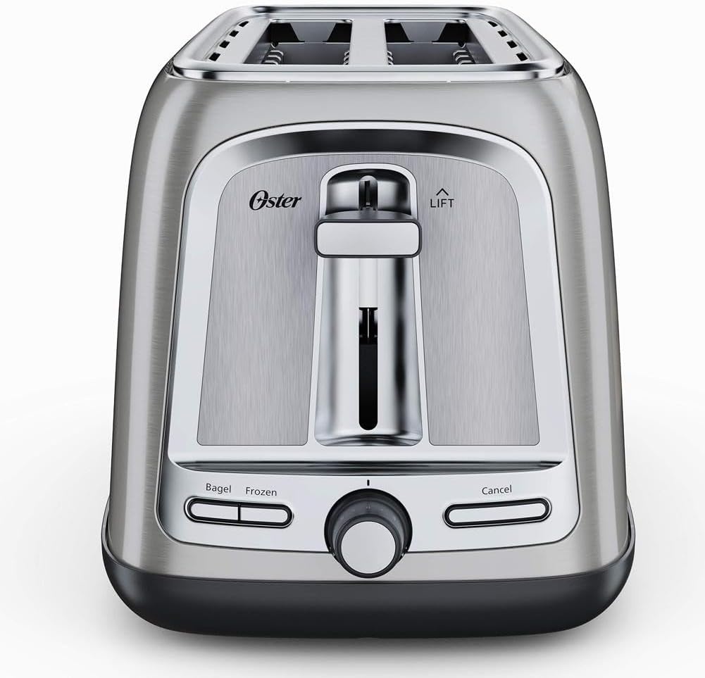image:imageOster 2Slice Toaster with Advanced Toast Technology Bagel Toaster for All Bread Types Stainless SteelStainless Steel