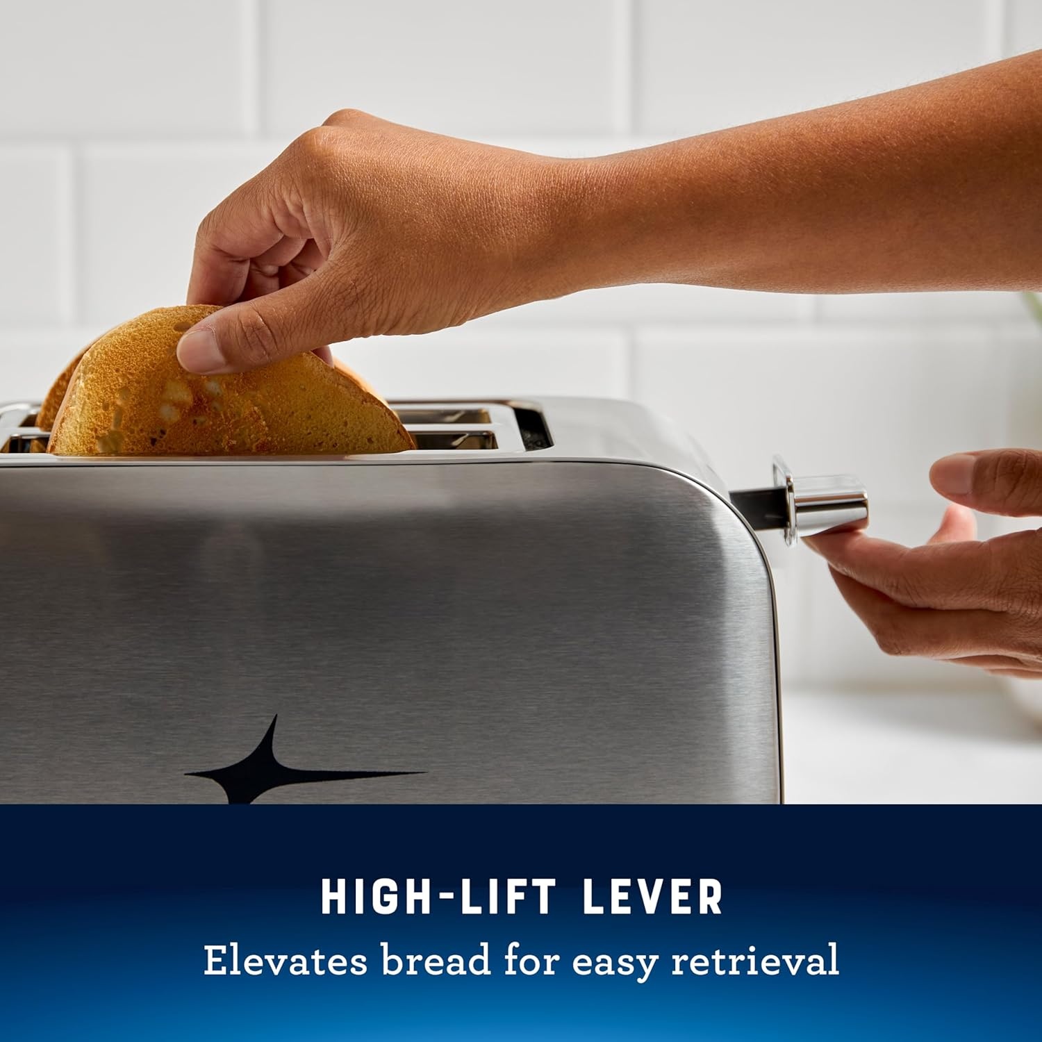 image:imageOster 2Slice Toaster with Extra Wide Slots Bagel Toaster Stainless Steel2 Slice