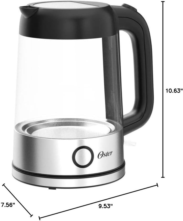 image:imageOster BVSTKT7098000 Kettle 17 Liter ClearStainless