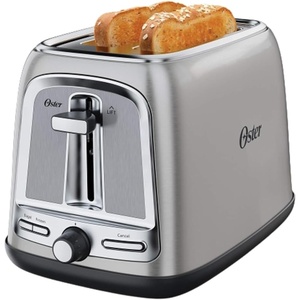 image:imageOster 2Slice Toaster with Advanced Toast Technology Bagel Toaster for All Bread Types Stainless SteelStainless Steel