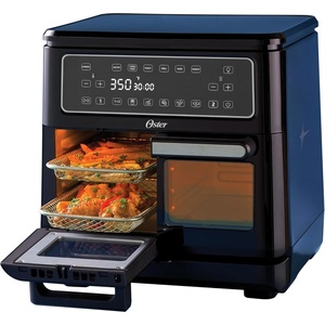 image:imageOster 6 Quart Digital Air Fryer with Window Large Capacity Airfryer for Easy Cooking11Quart Dual Zone