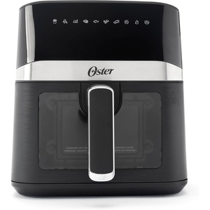 image:imageOster 6 Quart Digital Air Fryer with Window Large Capacity Airfryer for Easy Cooking4Quart