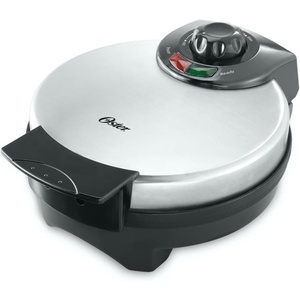 image:imageOster Belgian Waffle Maker NonStick Waffle Iron for Thick Fluffy Waffles Easy to CleanGrey