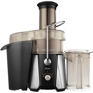 image:imageOster FPSTJE9010000 JusSimple 2 Speed Easy Juice Extractor with ExtraWide Feed Chute 900W BlackSilver
