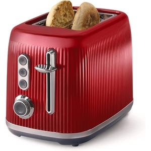 image:imageOster Retro 2Slice Toaster with QuickCheck Lever ExtraWide Slots Impressions Collection RedRed