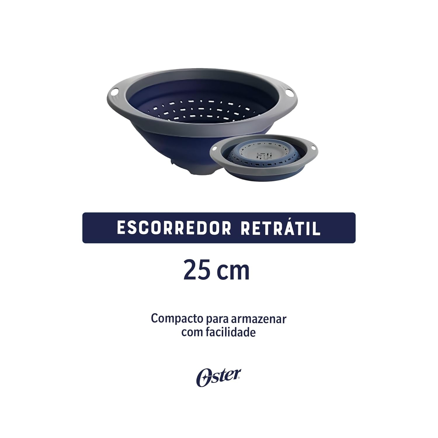 image:imageOster Bluemarine 9Inch 4Sided Box Grater Stainless Steel Cheese and Vegetable Grater Kitchen Tool for Shredding Slicing Grating BlueGrey HandleBlueGrey 10 Strainer