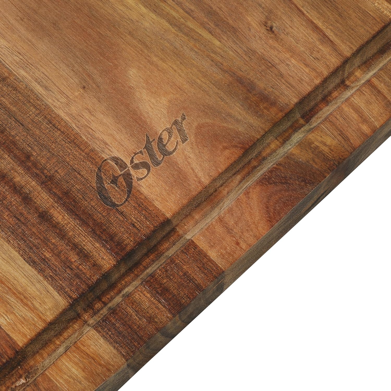 image:imageOster Capeheart Rectangular End Grain Bamboo Cutting Board 165 x 118 Wooden Durable Kitchen Chopping Carving Boards with Juice Grooves Oil FinishedAcacia Wood Thornwood