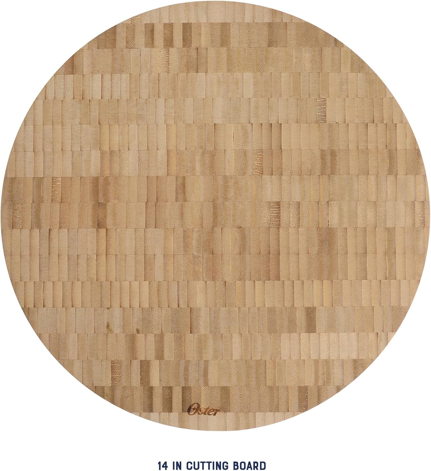image:imageOster Capeheart Rectangular End Grain Bamboo Cutting Board 165 x 118 Wooden Durable Kitchen Chopping Carving Boards with Juice Grooves Oil FinishedBamboo Wood Capeheart Round