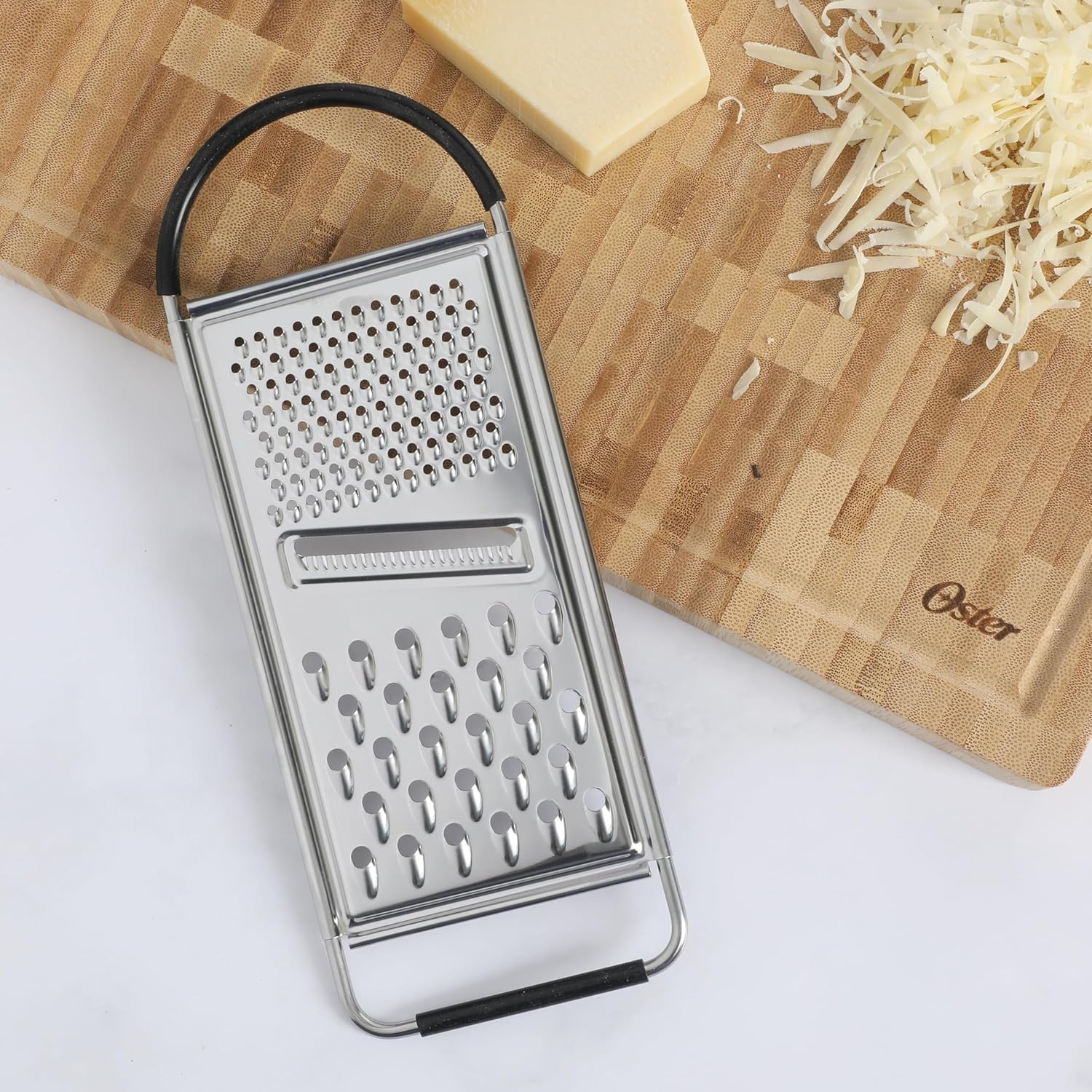 image:imageOster Helmsdale 2 Cup Stainless Steel Flour Sifter for Baking for Crank SifterBlack Grater