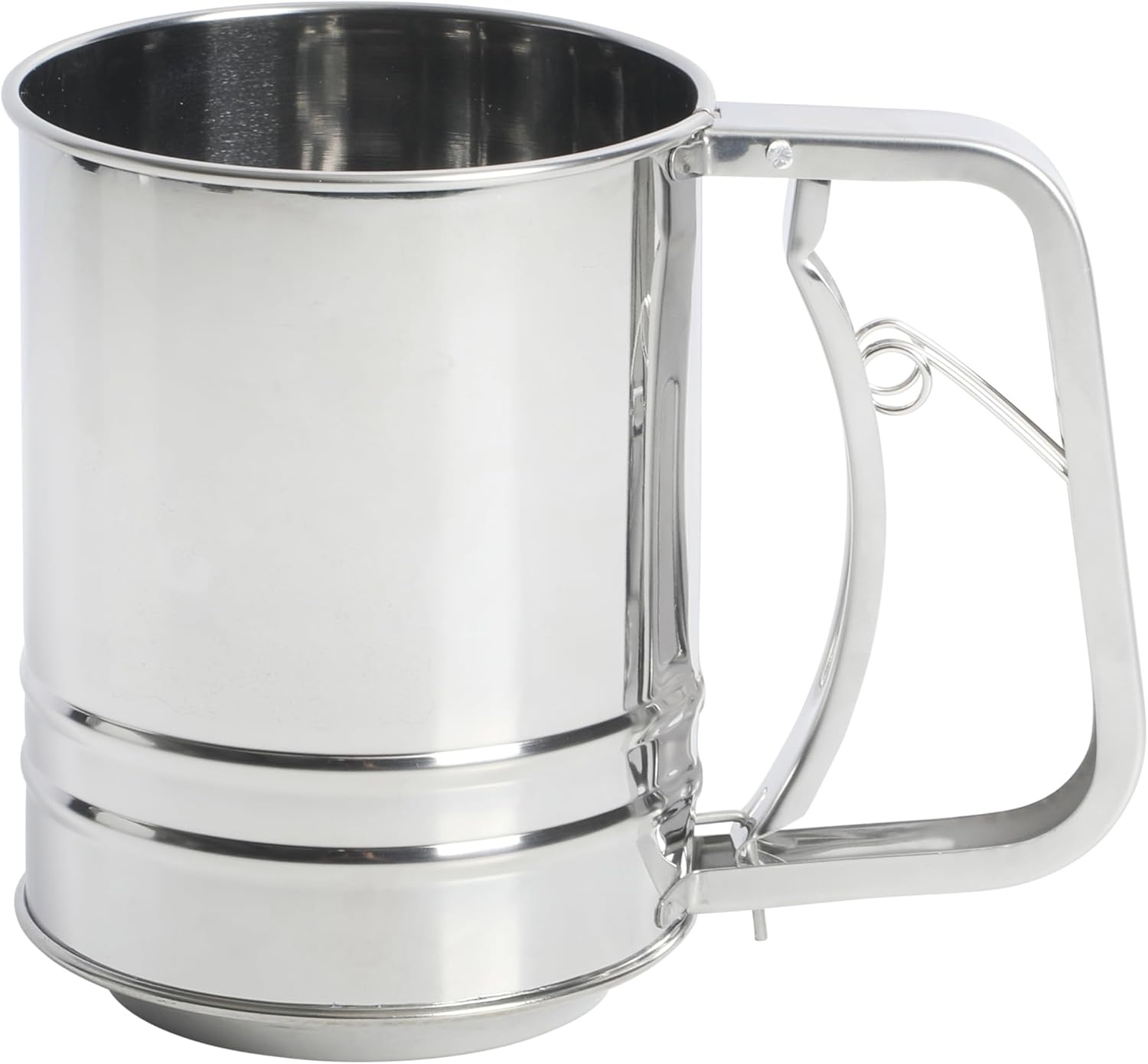 image:imageOster Helmsdale 2 Cup Stainless Steel Flour Sifter for Baking for Crank SifterStainless Steel Flour Sifter