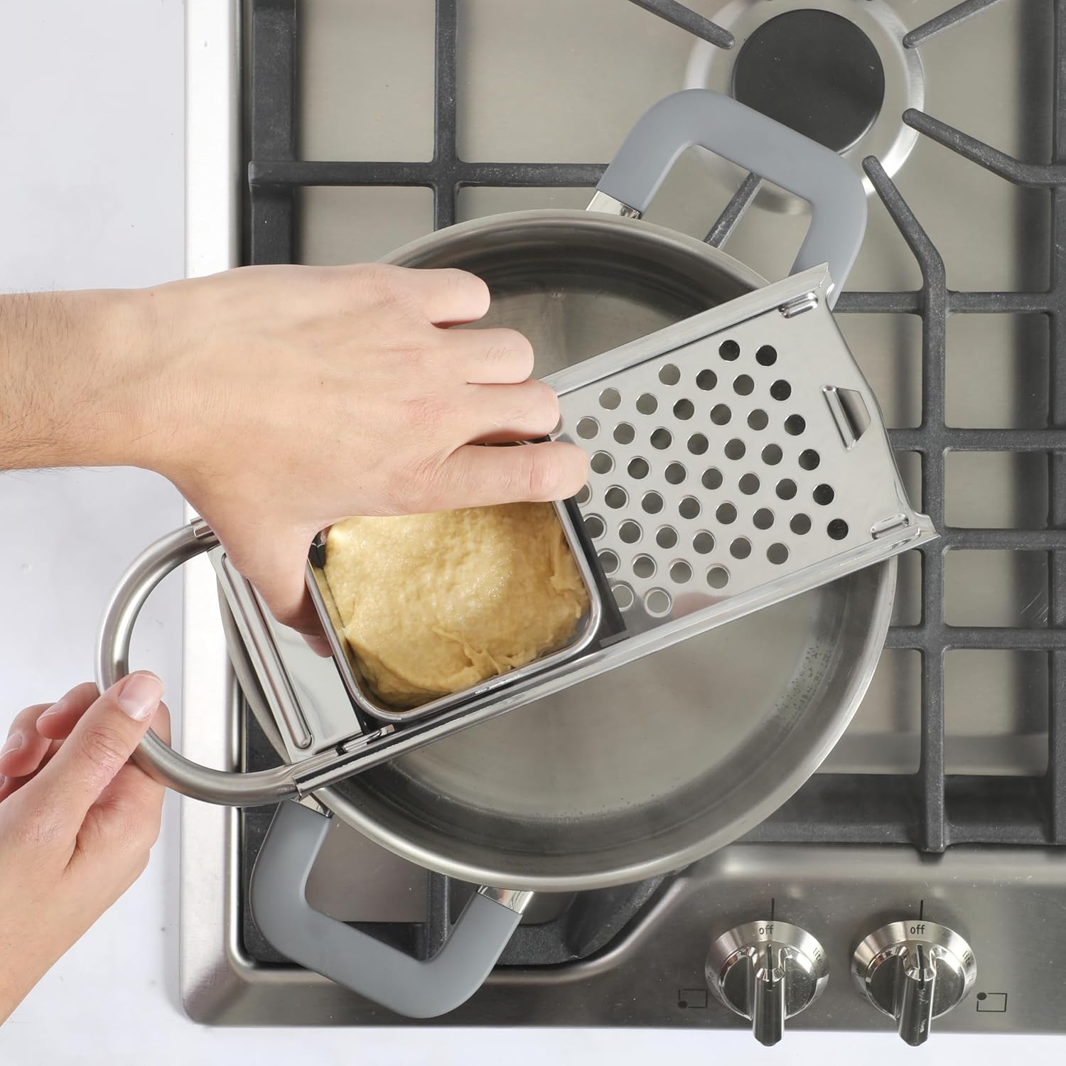 image:imageOster Helmsdale Stainless Steel Spaetzle Maker Traditional German Egg Noodle MakerStainless Steel Spaetzle Maker