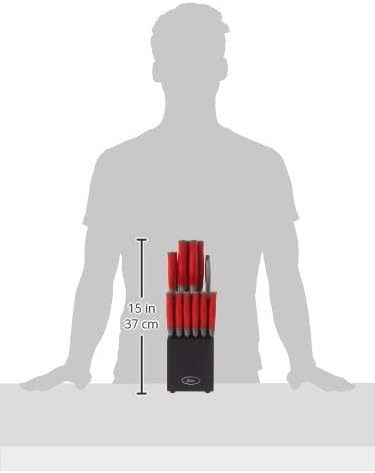 image:imageOster Lindbergh 14 Piece Cutlery Set RedRed