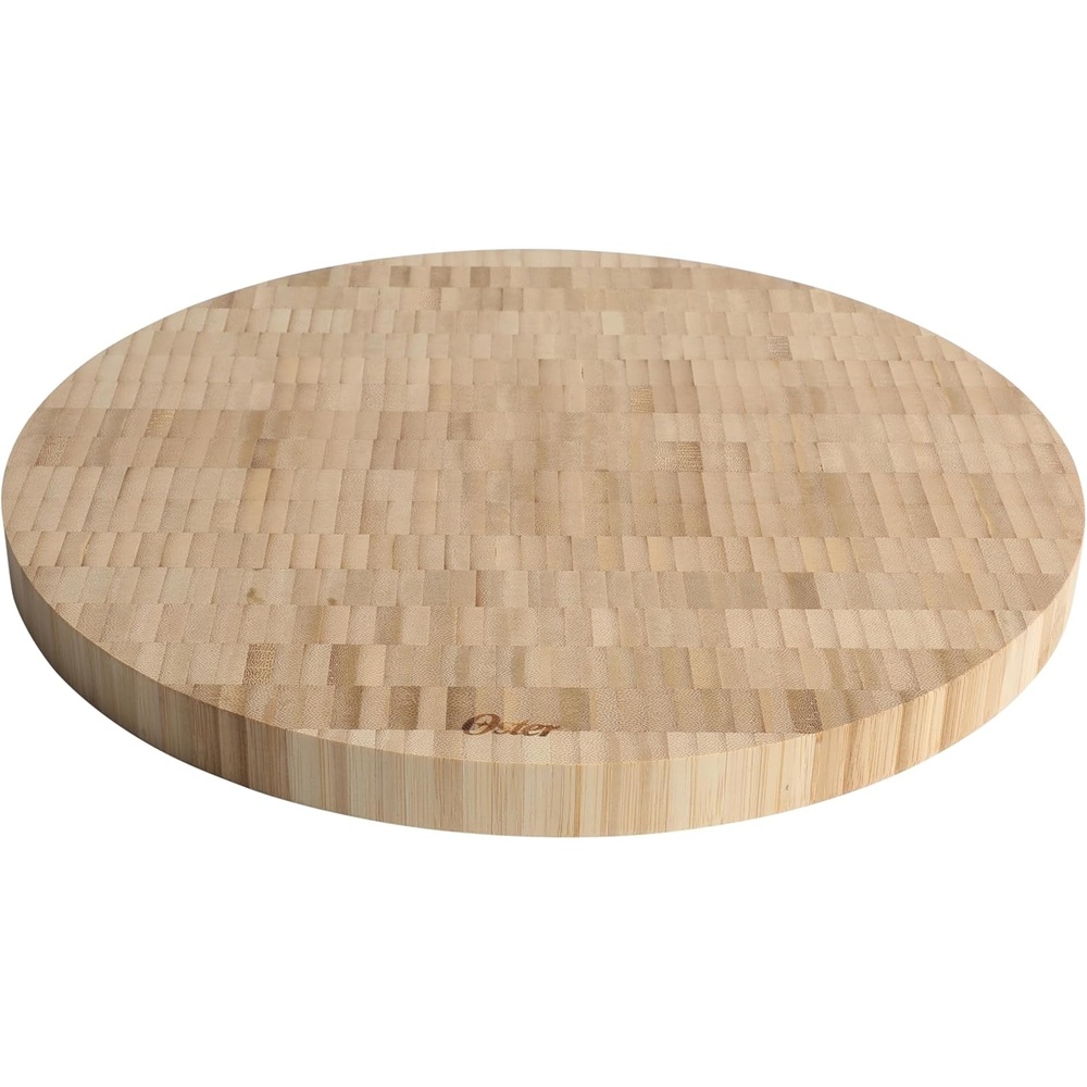 image:imageOster Capeheart Rectangular End Grain Bamboo Cutting Board 165 x 118 Wooden Durable Kitchen Chopping Carving Boards with Juice Grooves Oil FinishedBamboo Wood Capeheart Round
