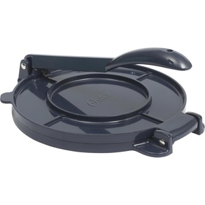 image:imageOster Ravello 8Inch Cast Aluminum Tortilla Press and Roti Maker  Traditional Flatbread Press with Glossy Blue Finish